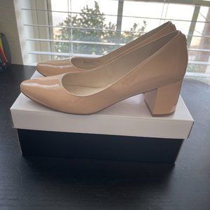 Cole Haan Women’s Nude Pump with Block Heel 57mm/2.2in Size 8B